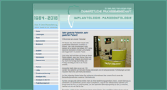 Desktop Screenshot of implantologie-gravenbruch.de